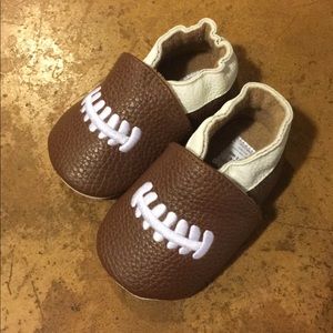 Baby football moccasins
